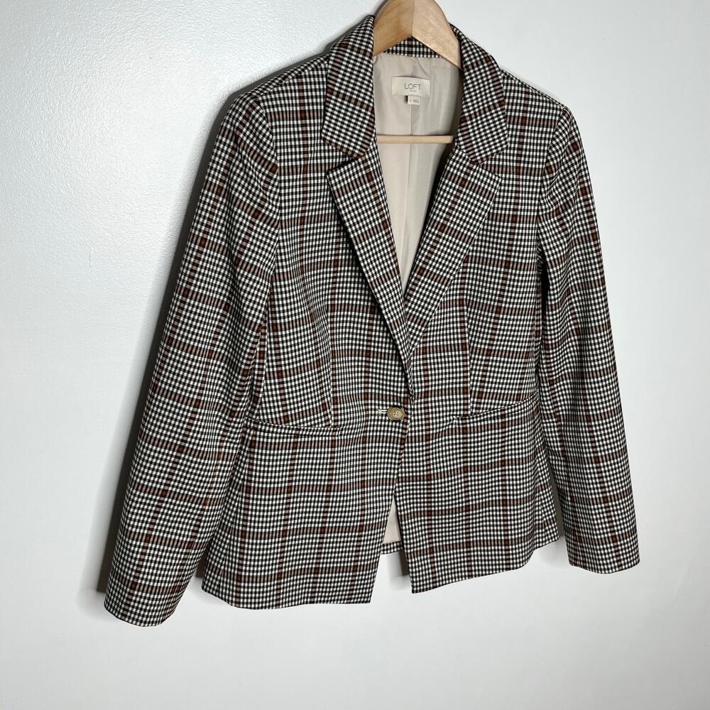 Loft Outlet Single Button Front Blazer Women 4 Bl… - image 2